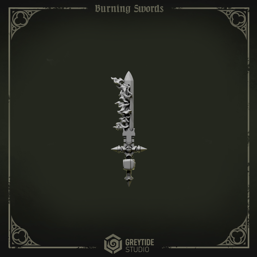 Eternal Pilgrims Espadas en Llamas - Space Marines - Greytide Studio