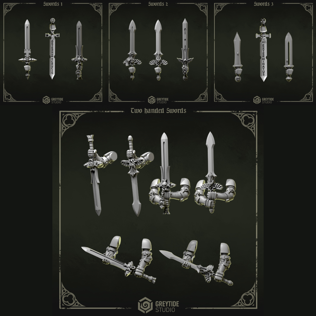 Eternal Pilgrims Espadas - Space Marines - Greytide Studio