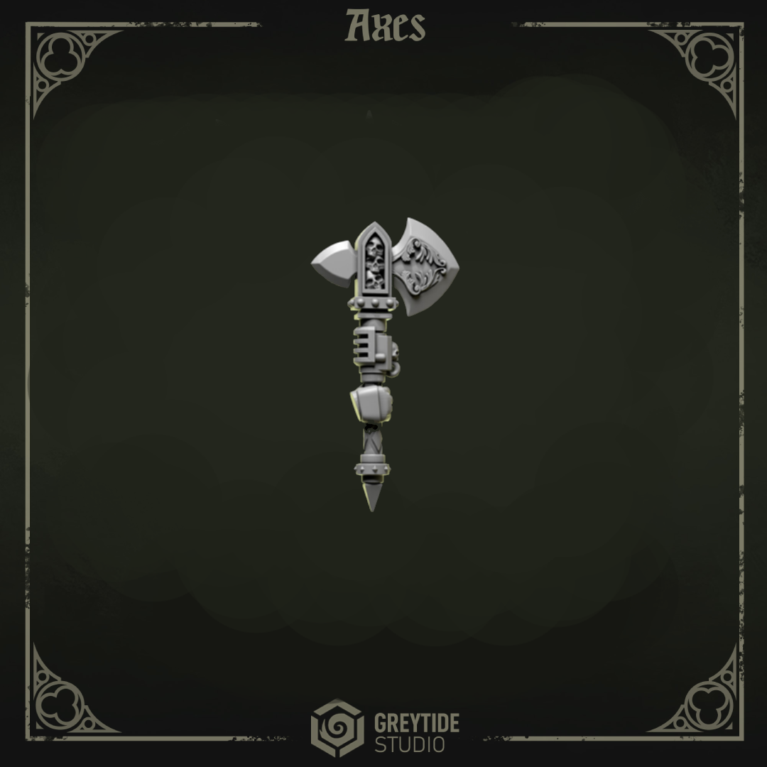 Eternal Pilgrims Hachas de una Mano - Space Marines - Greytide Studio