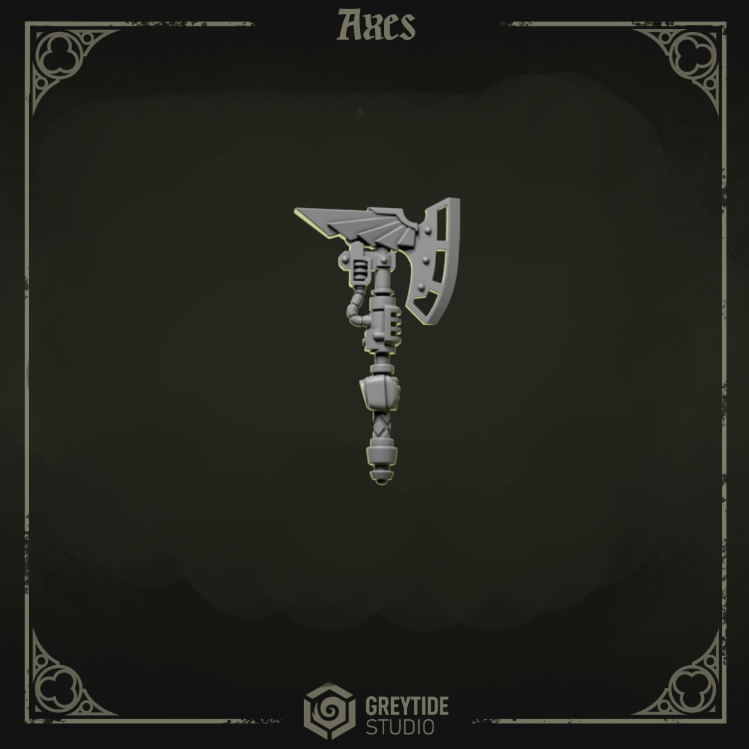 Eternal Pilgrims Hachas de una Mano - Space Marines - Greytide Studio