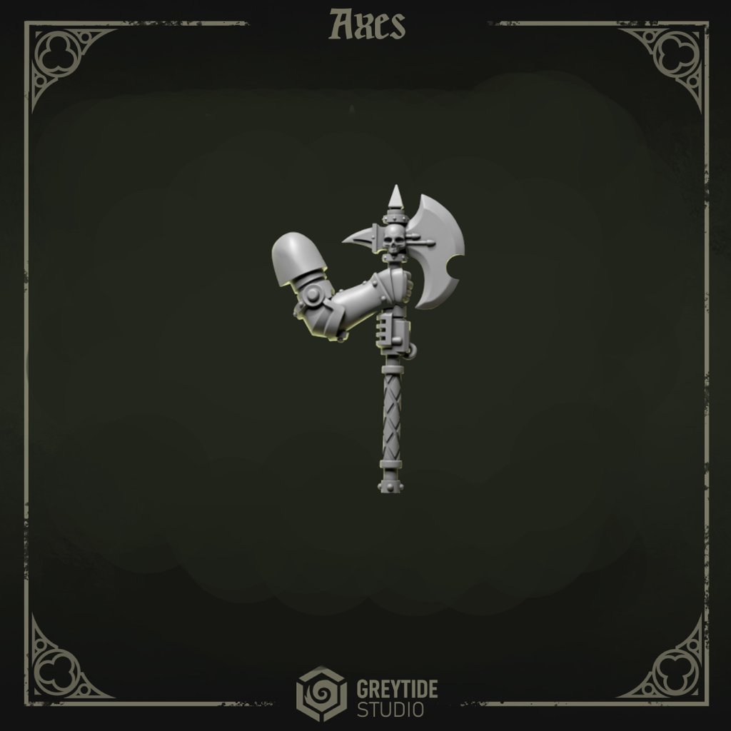 Eternal Pilgrims Hachas de una Mano - Space Marines - Greytide Studio