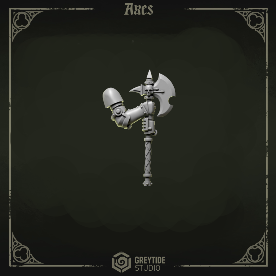 Eternal Pilgrims Hachas de una Mano - Space Marines - Greytide Studio