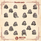 Crimson Lords Hombreras - Space Marines - Greytide Studio