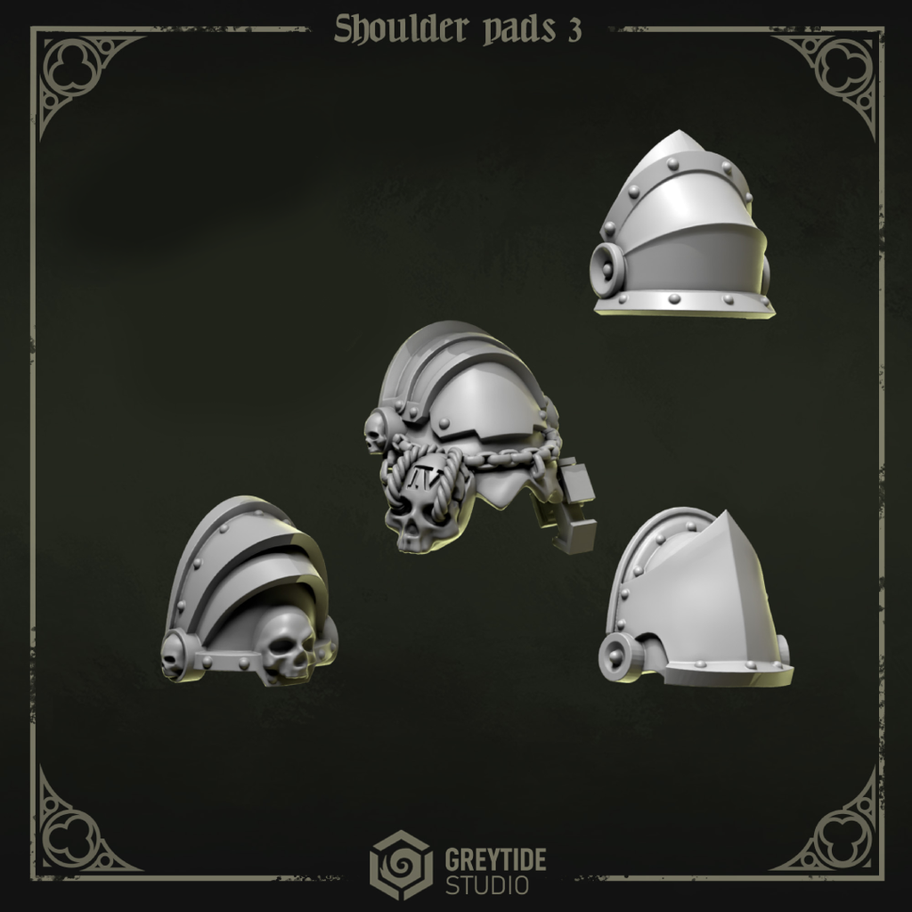 Eternal Pilgrims Hombreras - Space Marines - Greytide Studio