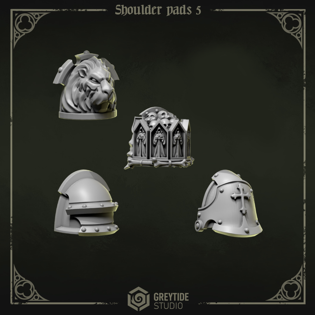 Eternal Pilgrims Hombreras - Space Marines - Greytide Studio