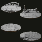 Eternal Pilgrims Base Toppers 50mm, 60mm, 90mm y 90x50mm - Greytide Studio