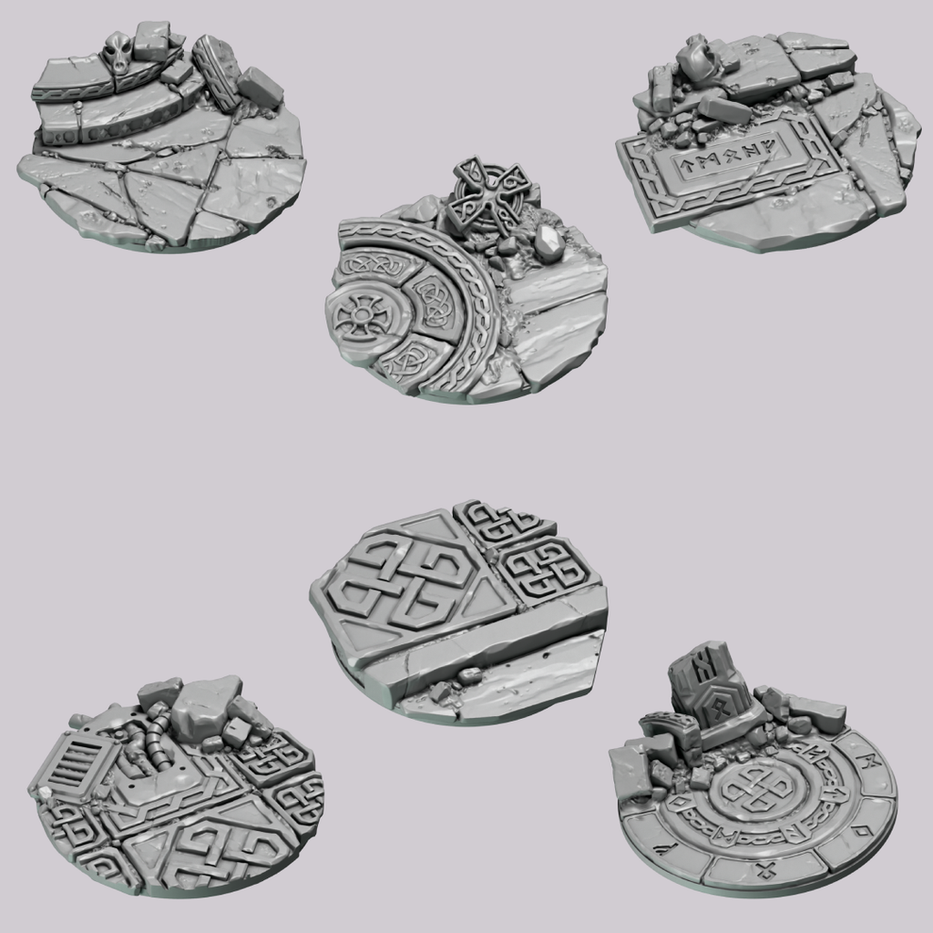 Primal Hounds Base Toppers 32mm y 40mm - Greytide Studio