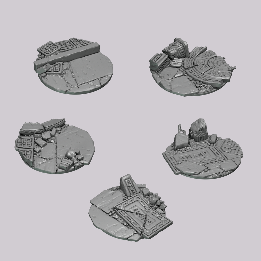 Primal Hounds Base Toppers 32mm y 40mm - Greytide Studio