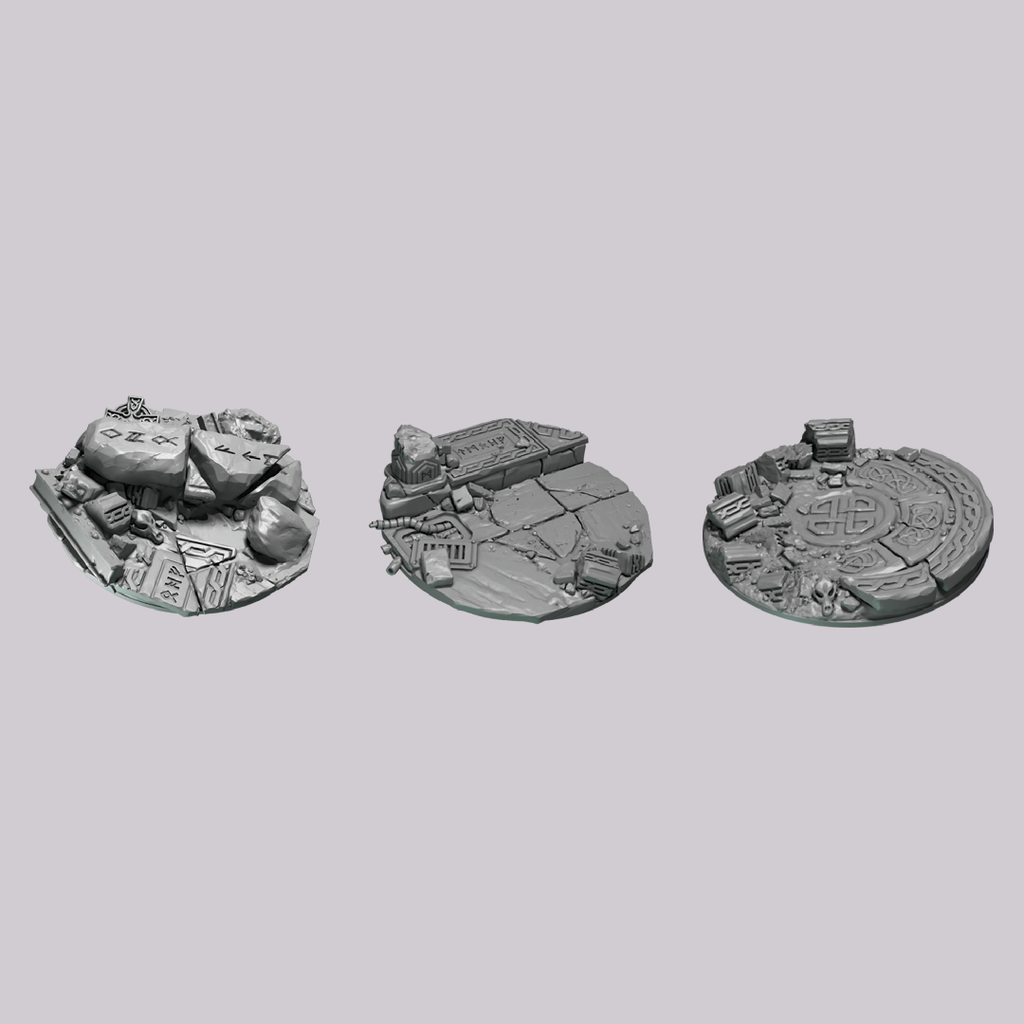 Primal Hounds Base Toppers 60mm, 90mm y 60x90mm - Greytide Studio