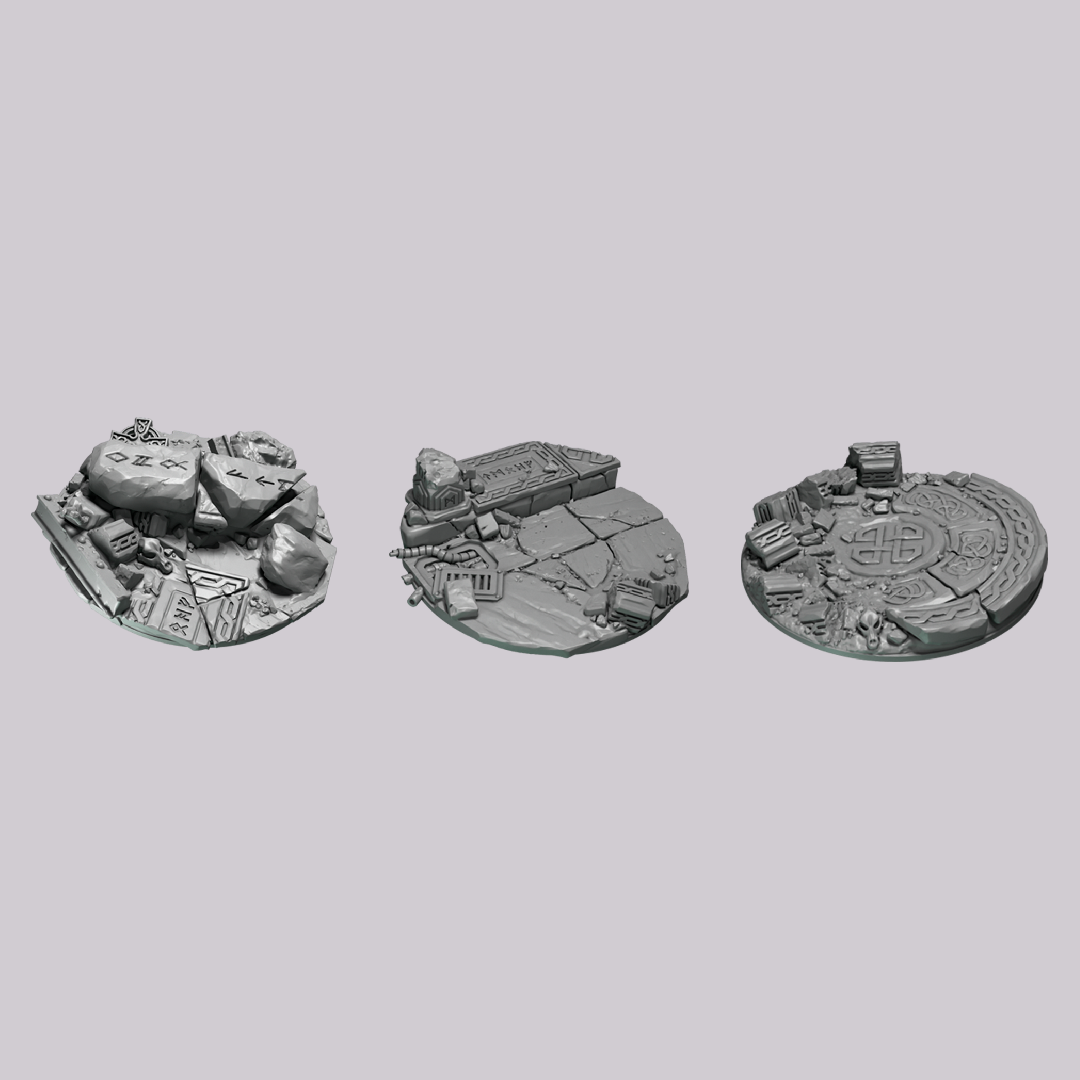 Primal Hounds Base Toppers 60mm, 90mm y 60x90mm - Greytide Studio